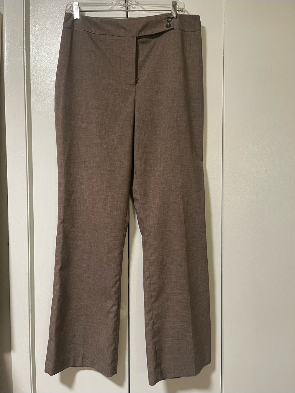 East 5th Taupe Wide-Leg Trousers Size 12